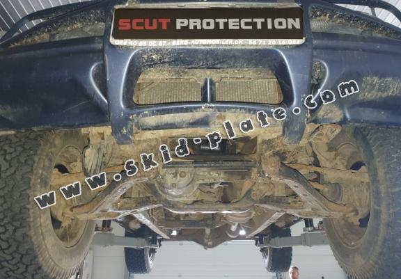 Steel skid plate for Suzuki X90