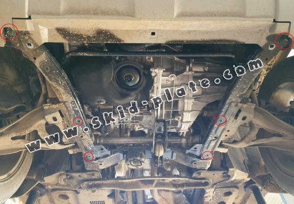 Aluminum skid plate for Dacia Duster