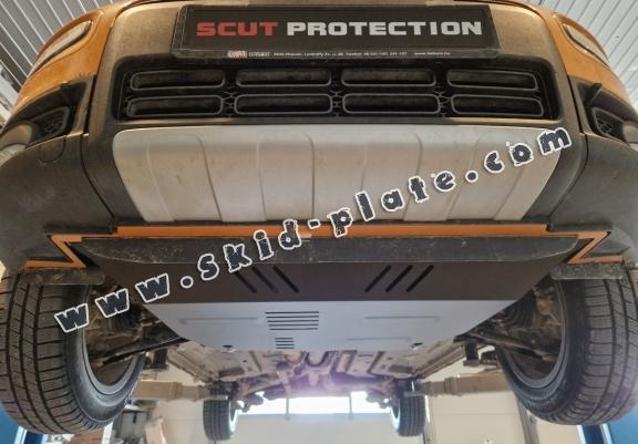 Steel skid plate for Fiat Panda 4x4