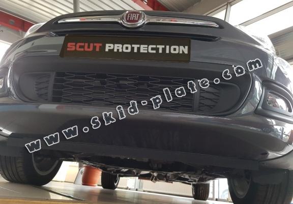 Steel skid plate for Fiat 500x