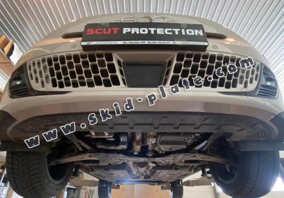 Steel skid plate for Fiat 600
