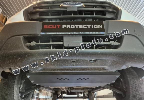 Aluminum skid plate for Ford Transit FWD