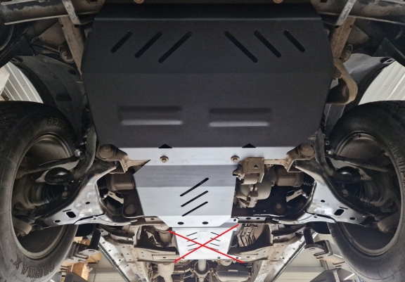 Steel skid plate for Ford Ranger