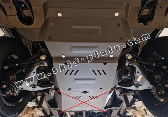 Steel skid plate for Jac T8