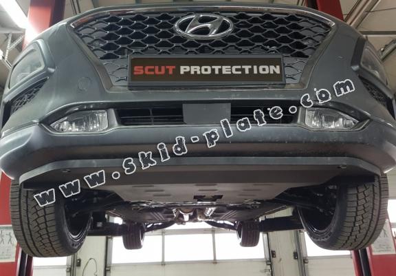 Steel skid plate for Hyundai Kona