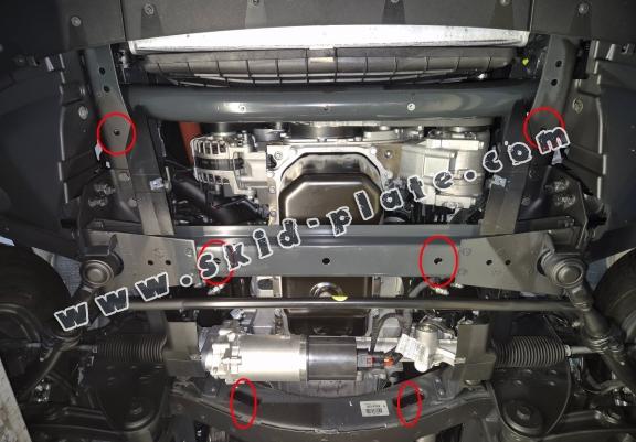 Steel skid plate for Iveco Daily 3