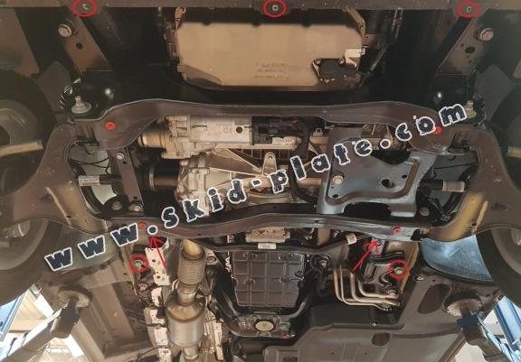 Steel skid plate for Mercedes Viano W447, 2.2 D, 4x4