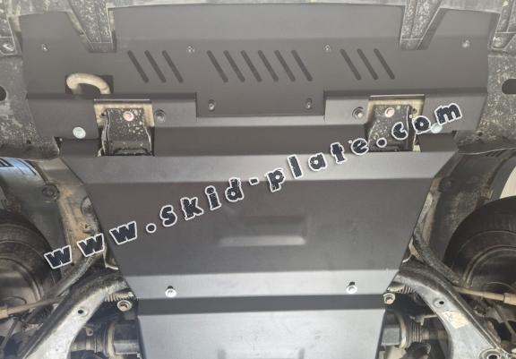 Steel skid plate for the protection of the engine and the radiator for Maxus T60 Max