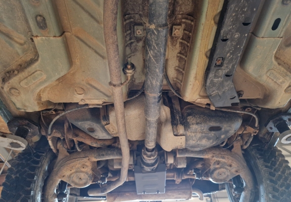 Steel differential skid plate for Fiat Panda 4x4