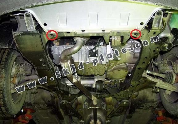 Steel skid plate for the protection of the engine and the gearbox for   Fiat Croma