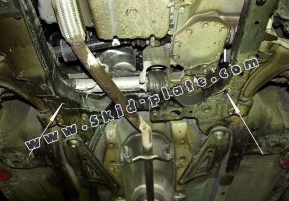 Steel skid plate for the protection of the engine and the gearbox for   Fiat Croma