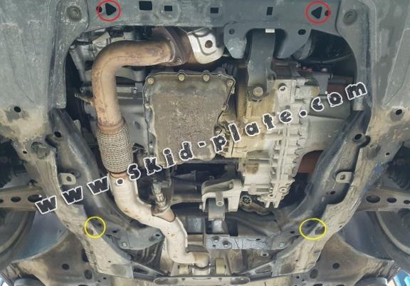 Steel skid plate for Opel Insignia B