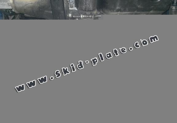 Steel skid plate for Peugeot 307
