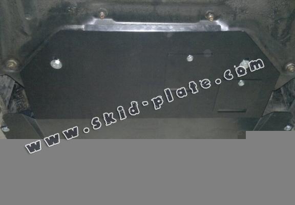 Steel skid plate for Peugeot 307