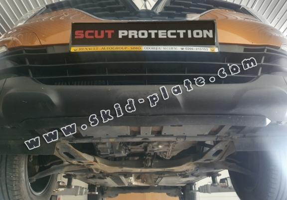 Steel skid plate for Renault Modus