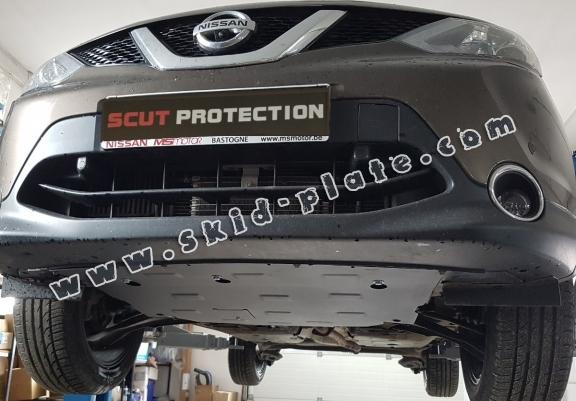 Steel skid plate for Nissan Qashqai J11
