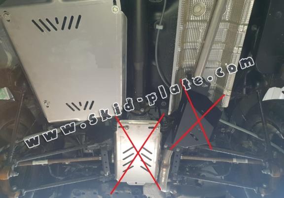 Aluminum fuel tank skid plate  for Dacia Duster