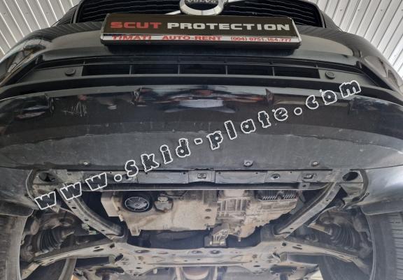 Steel skid plate for Volvo C40