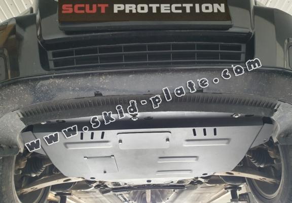 Steel skid plate for Volvo V50