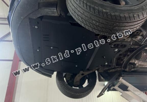 Steel skid plate for Volvo V50
