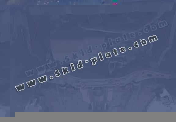 Steel skid plate for Skoda Fabia 3