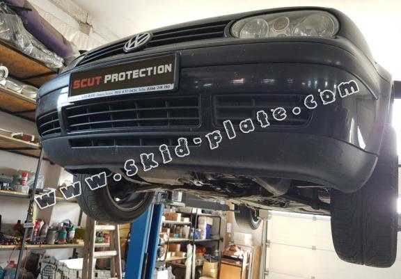 Steel skid plate for golf mk4