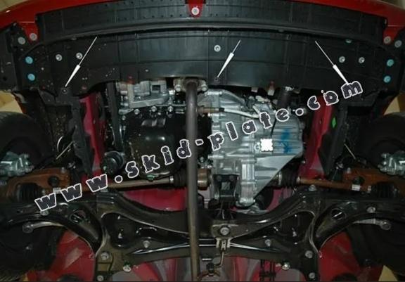 Steel skid plate for Citroen C 1