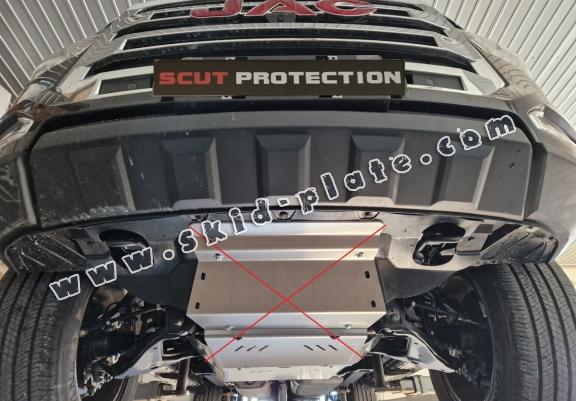 Aluminum gearbox skid plate for Jac T8