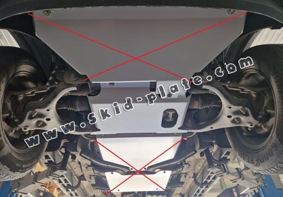 Aluminum gearbox skid plate for Ford Ranger Raptor