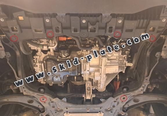 Aluminum skid plate for Toyota Yaris Cross