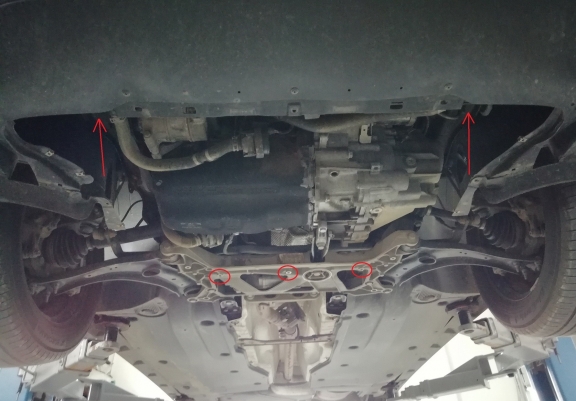 Steel skid plate for Seat Tarraco
