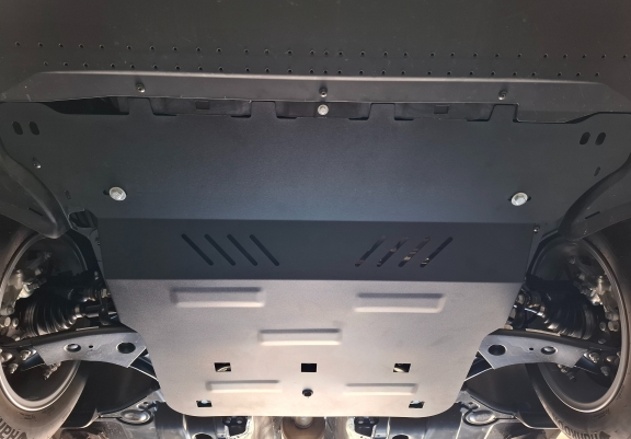 Steel skid plate for Skoda Superb 4