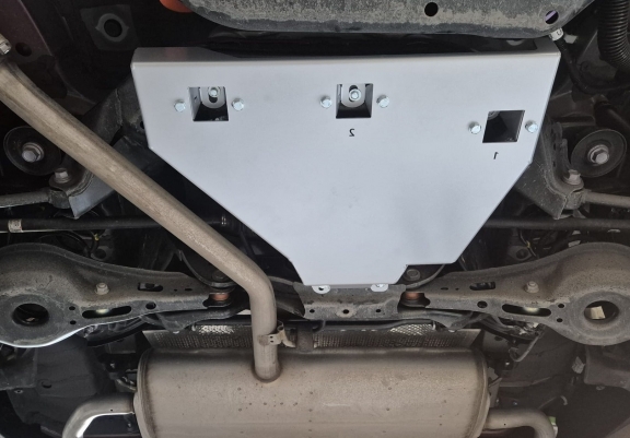 Aluminum diferential skid plate for Toyota Rav4