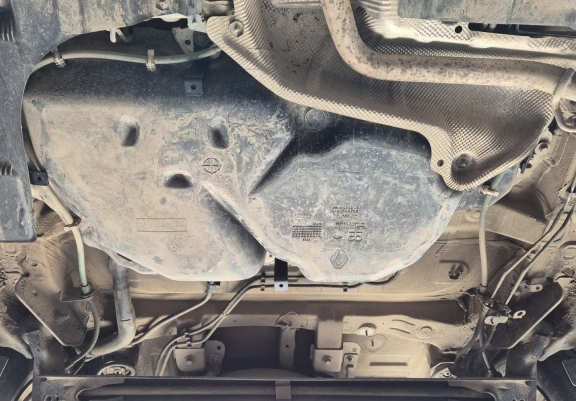 Steel fuel tank skid plate  for Dacia Logan