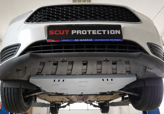 Aluminium skid plate for Ford Focus