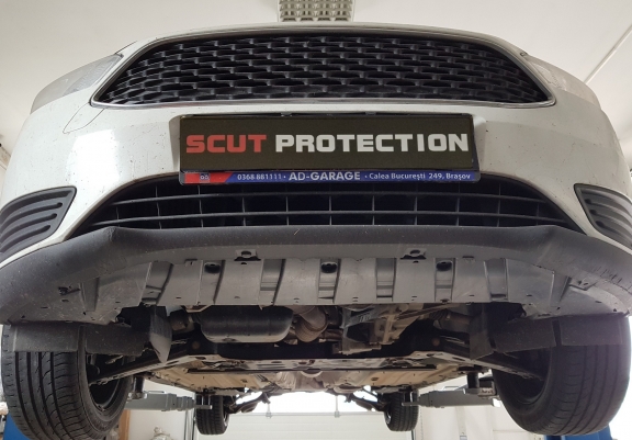 Aluminium skid plate for Ford Focus