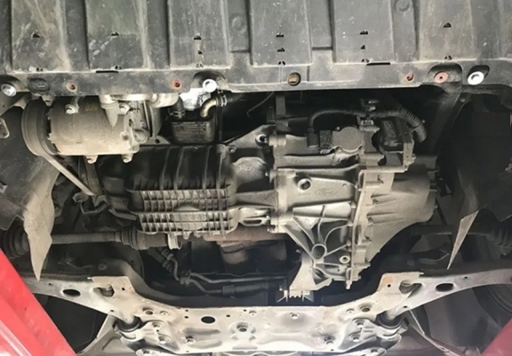Aluminium skid plate for Ford Focus