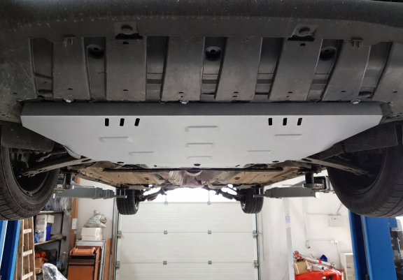 Aluminium skid plate for Ford Focus