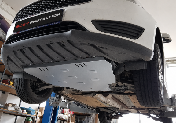 Aluminium skid plate for Ford Focus