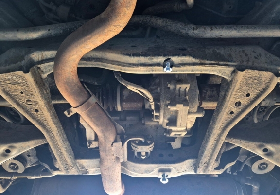 Aluminum diferential skid plate for Nissan X-Trail T33