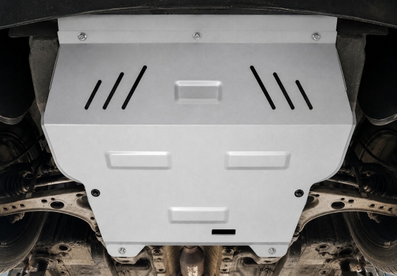 Aluminum skid plate for Audi A3