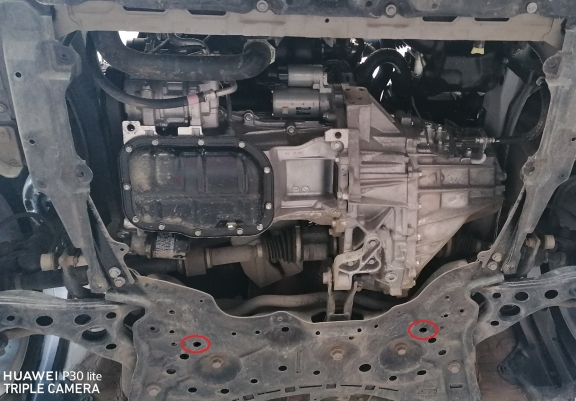 Aluminum skid plate for Suzuki Swace