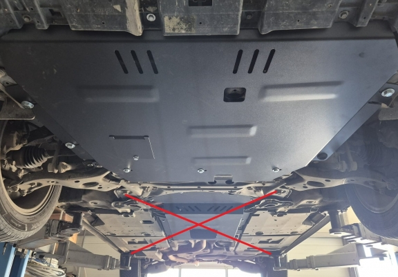 Steel skid plate for Toyota Corolla