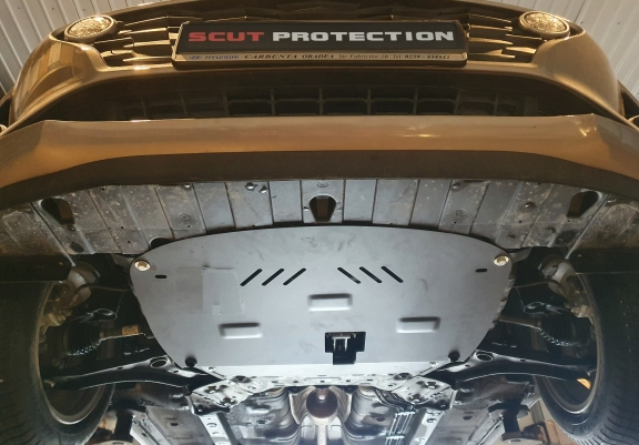 Steel skid plate for Hyundai Solaris