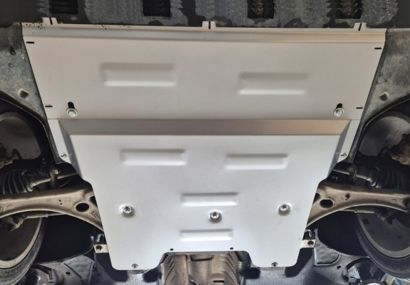 Aluminum skid plate for Audi Q2