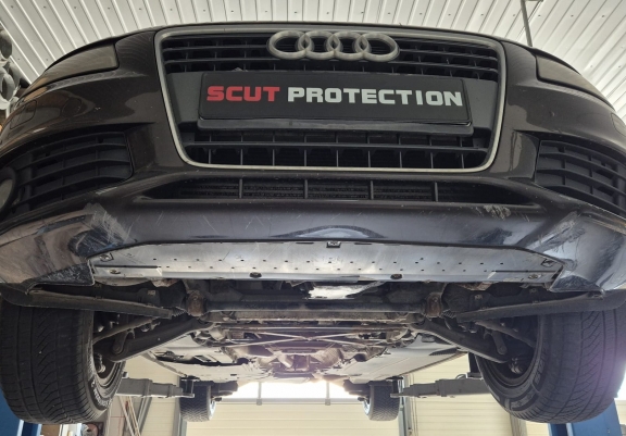 Steel skid plate for Audi A5, petrol
