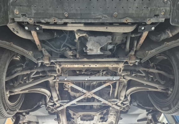 Steel skid plate for Audi A5, petrol