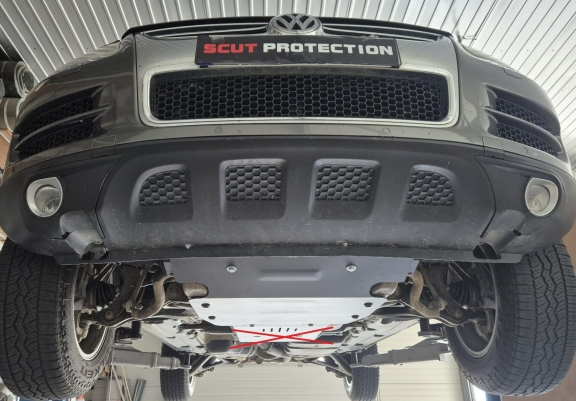 Steel skid plate for Volkswagen Touareg 7L