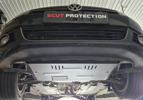 Steel skid plate for VW Golf 6
