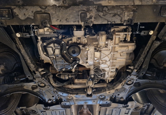 Steel skid plate for Renault Clio 6
